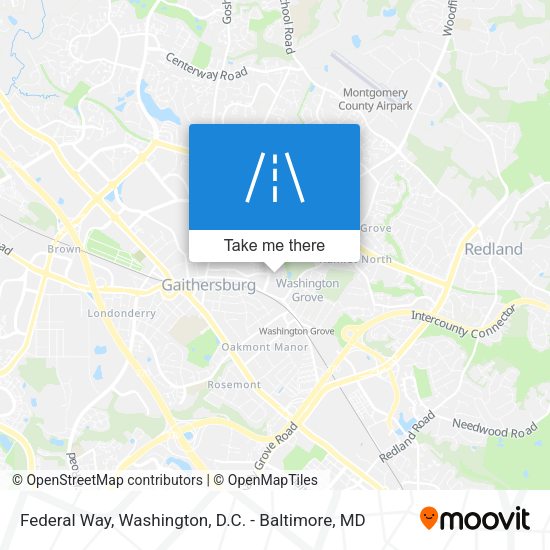 Federal Way map