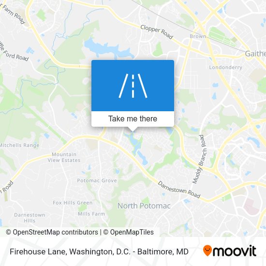 Firehouse Lane map
