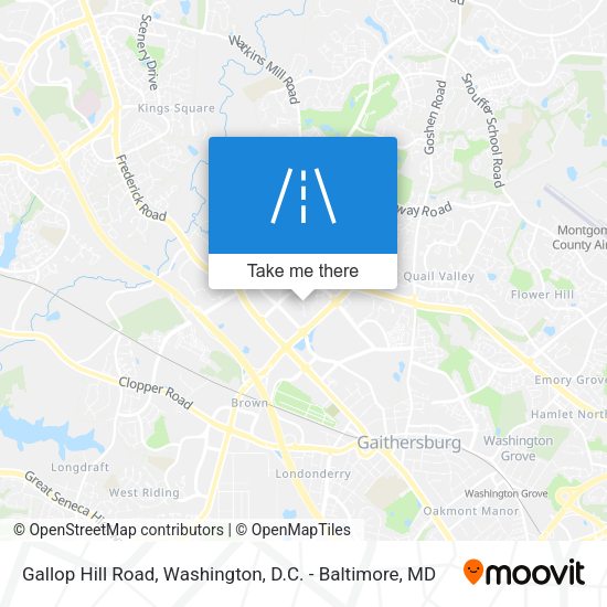 Gallop Hill Road map