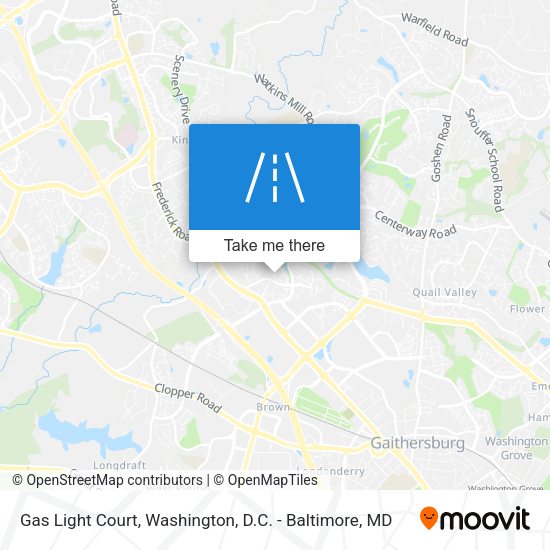 Gas Light Court map