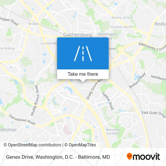Genex Drive map
