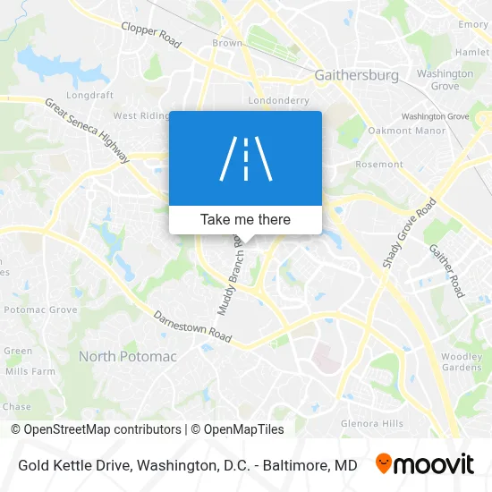 Gold Kettle Drive map