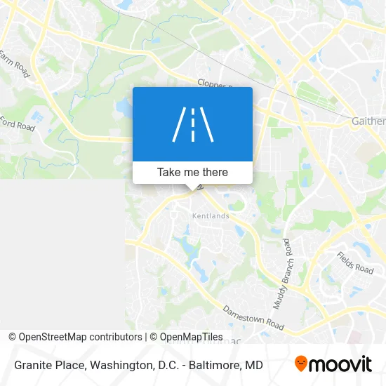 Granite Place map