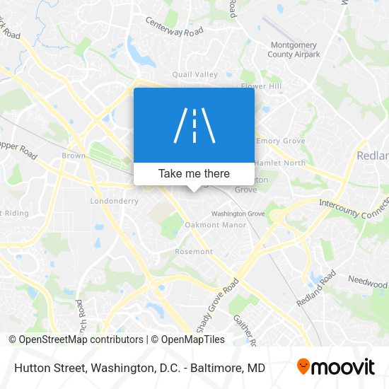 Hutton Street map