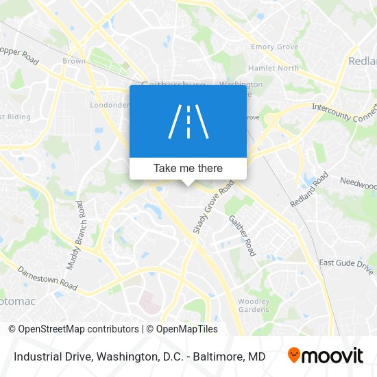Industrial Drive map