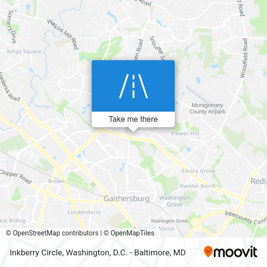 Inkberry Circle map