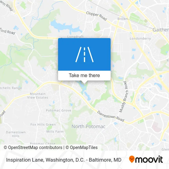 Inspiration Lane map