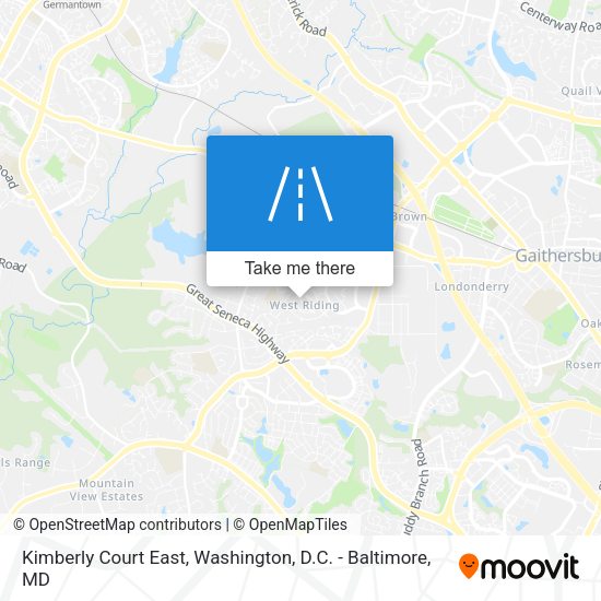 Kimberly Court East map