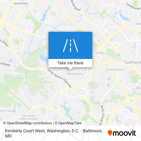 Mapa de Kimberly Court West