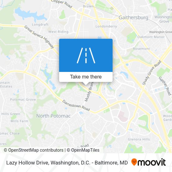 Mapa de Lazy Hollow Drive