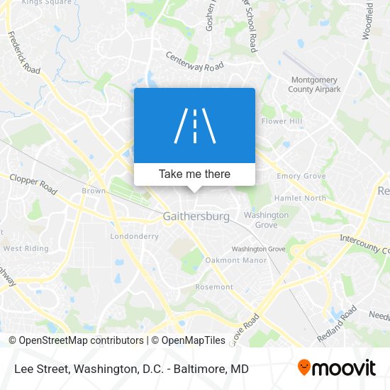 Mapa de Lee Street