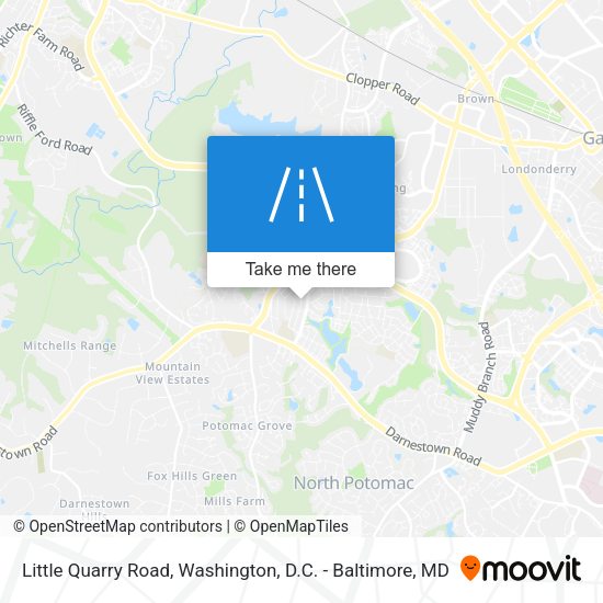 Little Quarry Road map