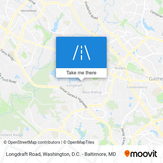Mapa de Longdraft Road