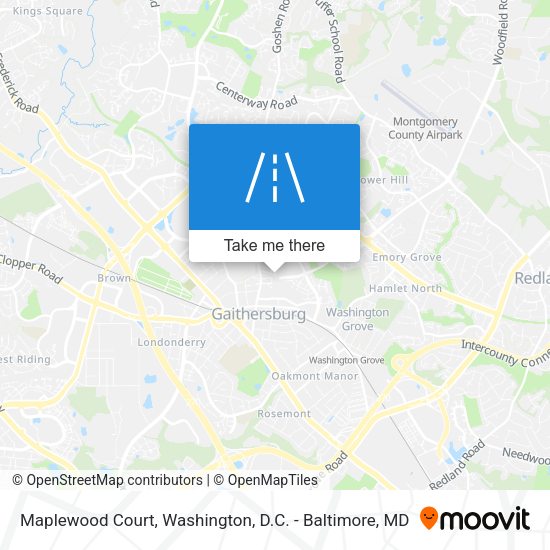Maplewood Court map