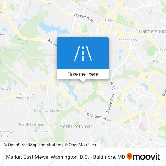 Mapa de Market East Mews