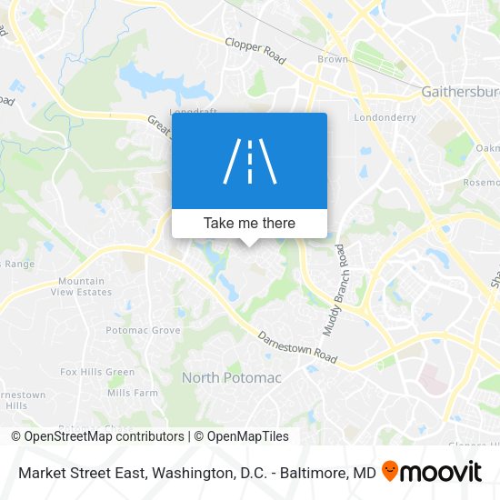 Market Street East map