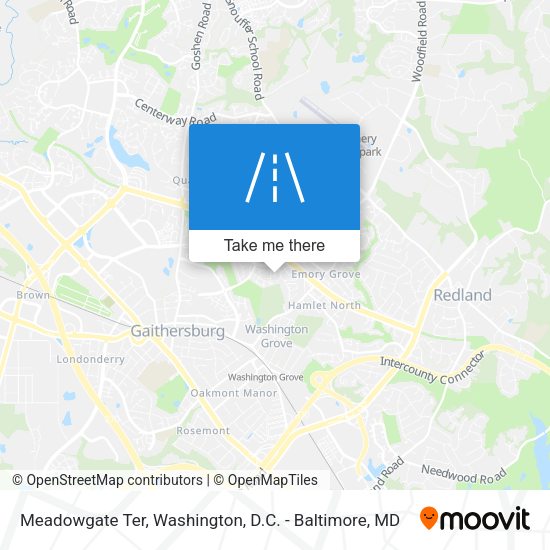 Mapa de Meadowgate Ter