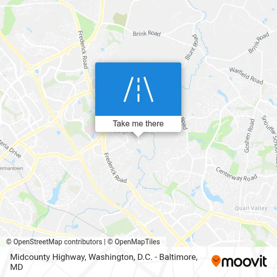 Midcounty Highway map