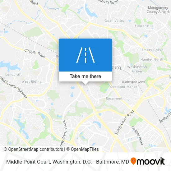Middle Point Court map