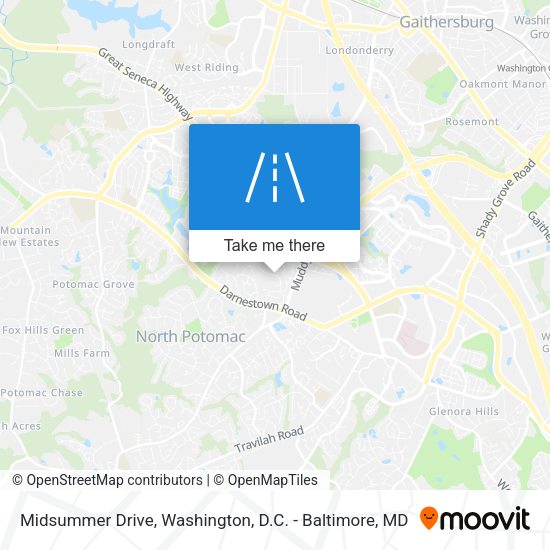 Midsummer Drive map