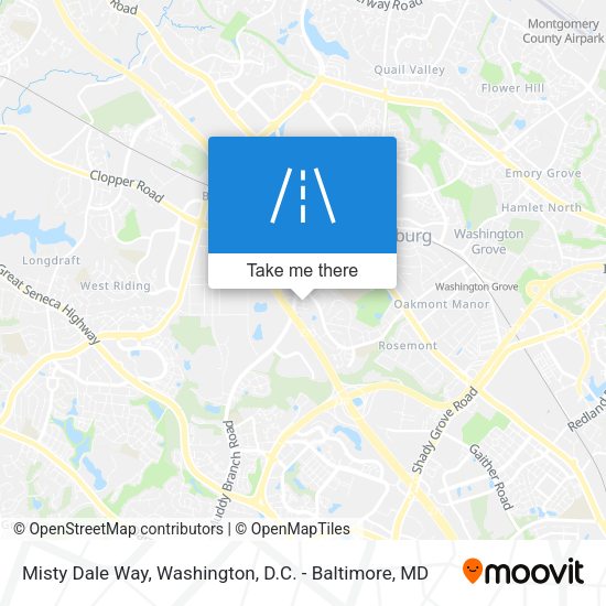 Mapa de Misty Dale Way