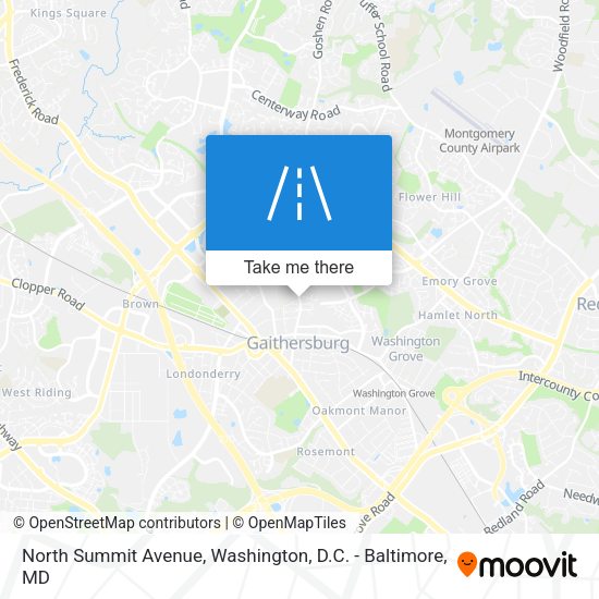 Mapa de North Summit Avenue