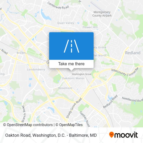 Mapa de Oakton Road