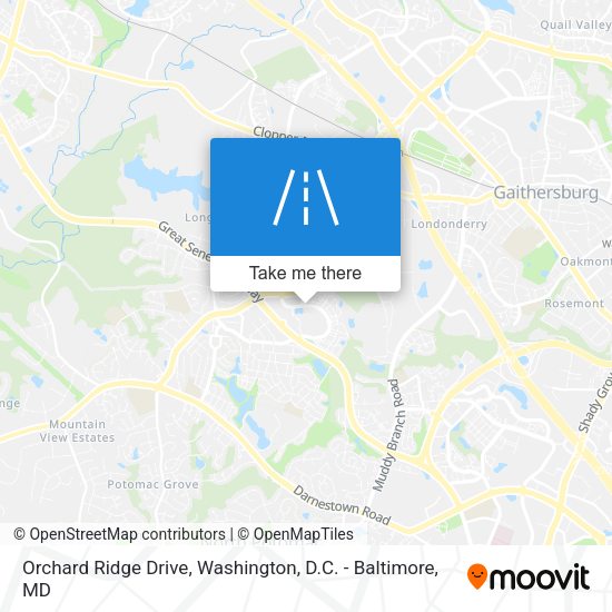 Mapa de Orchard Ridge Drive