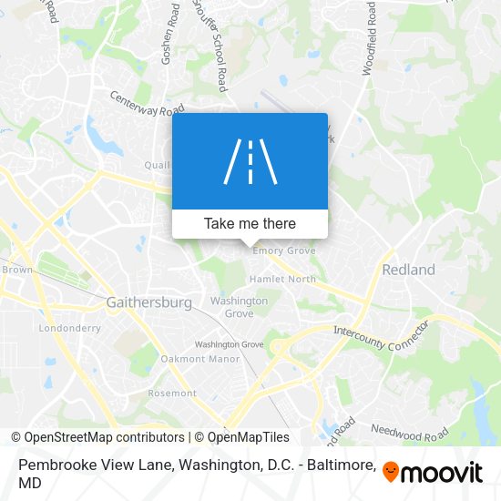 Mapa de Pembrooke View Lane