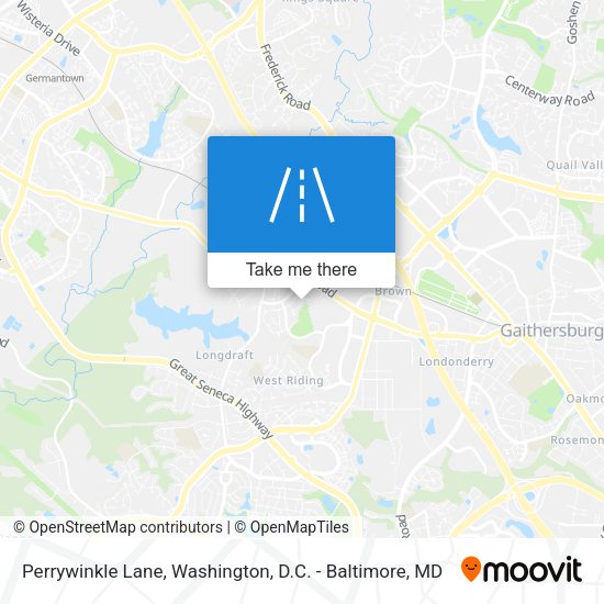 Perrywinkle Lane map