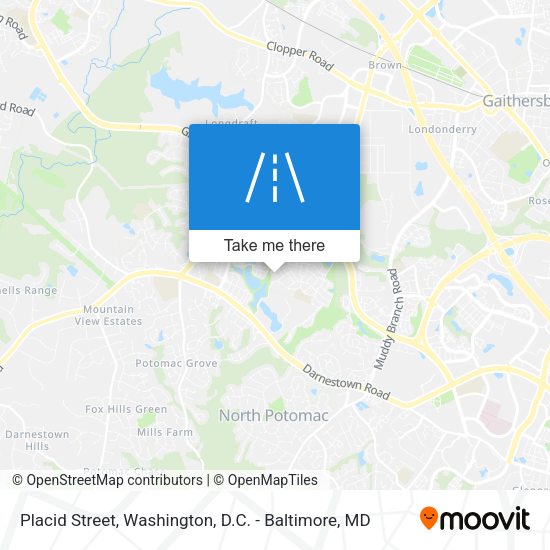 Placid Street map