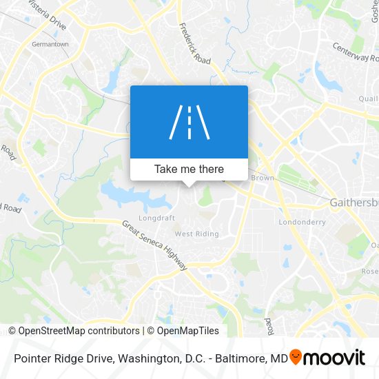 Mapa de Pointer Ridge Drive