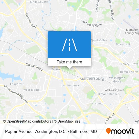 Poplar Avenue map
