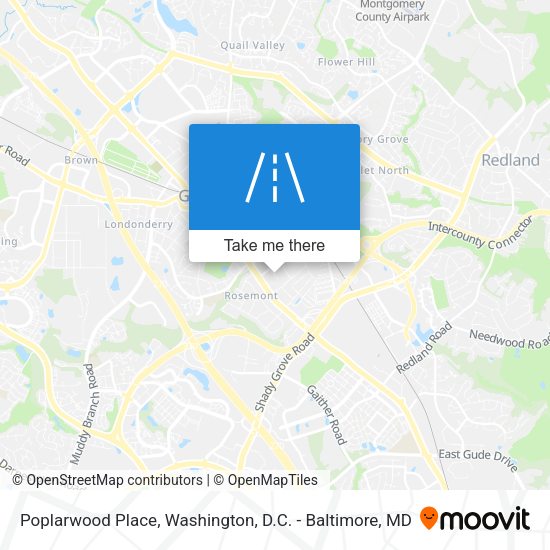 Poplarwood Place map