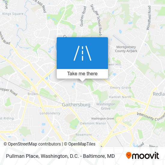 Pullman Place map