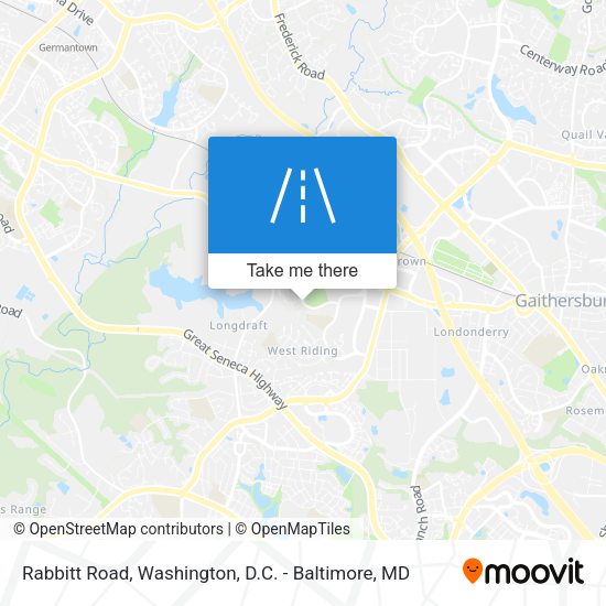 Mapa de Rabbitt Road