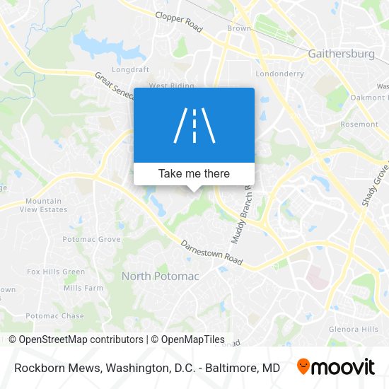 Mapa de Rockborn Mews