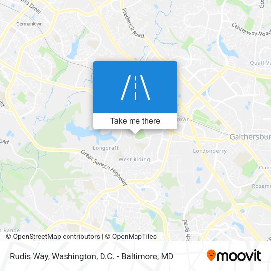 Rudis Way map