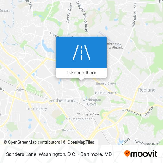 Sanders Lane map