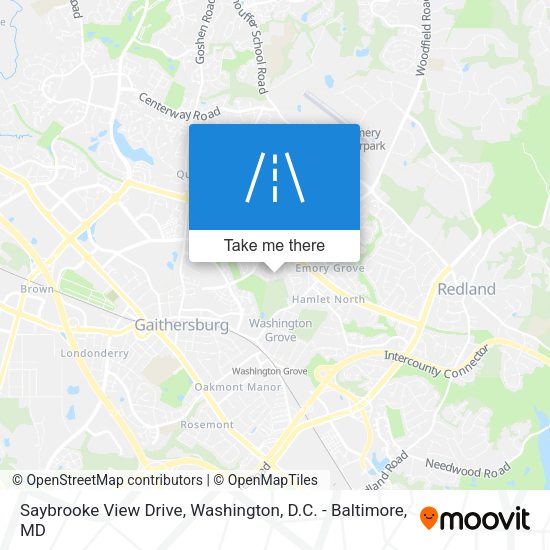 Mapa de Saybrooke View Drive
