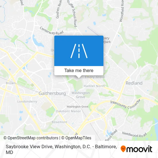 Saybrooke View Drive map