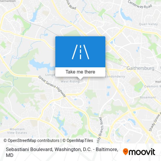 Mapa de Sebastiani Boulevard