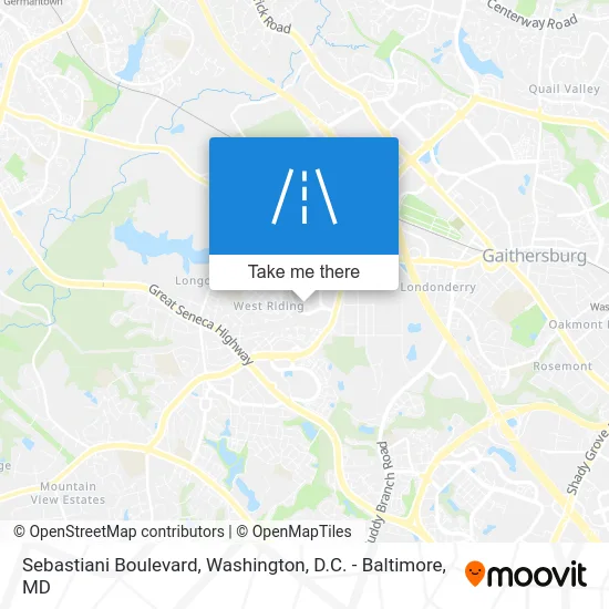 Sebastiani Boulevard map