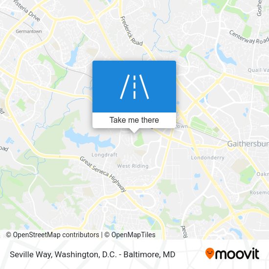 Seville Way map