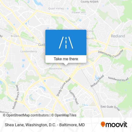 Mapa de Shea Lane