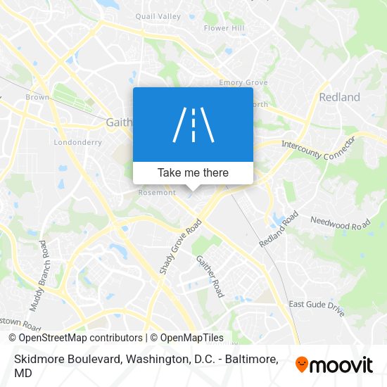Skidmore Boulevard map