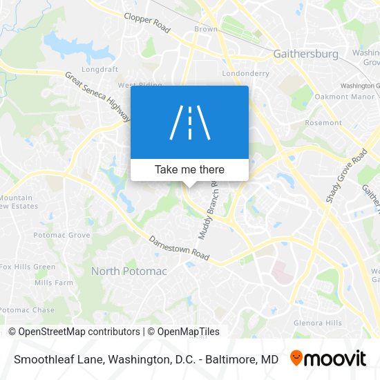Smoothleaf Lane map