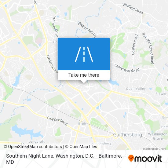 Mapa de Southern Night Lane