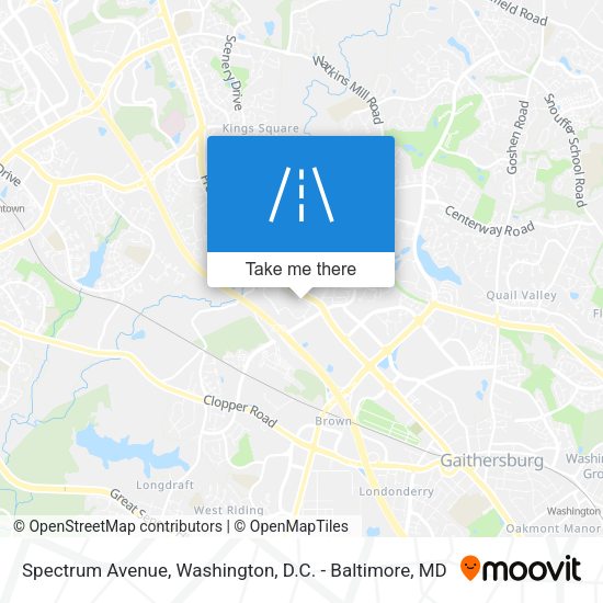 Spectrum Avenue map