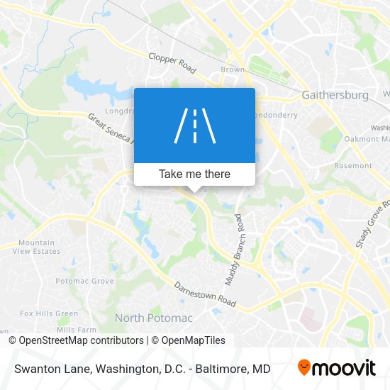 Swanton Lane map